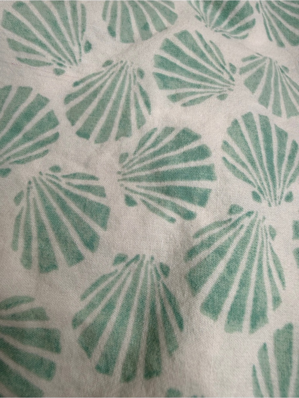 Laura Ashley Soft Mint Margate Shell-Print Full Bedding Set - Picture 6 of 10